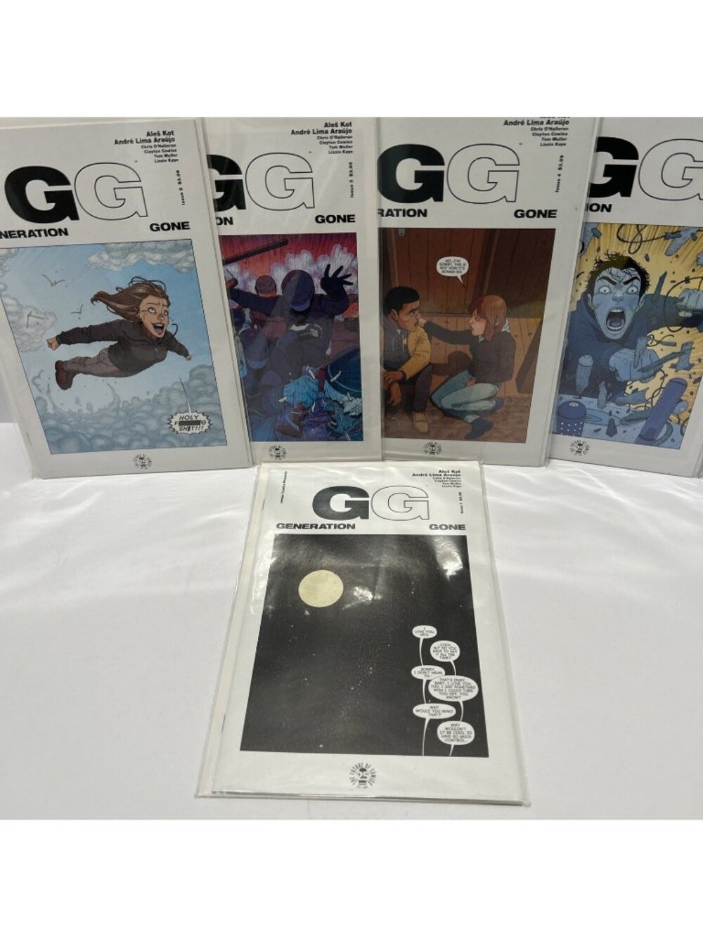 GG Generation Gone #1-5 Image Comics Series Nice Set High Grade Comic Book